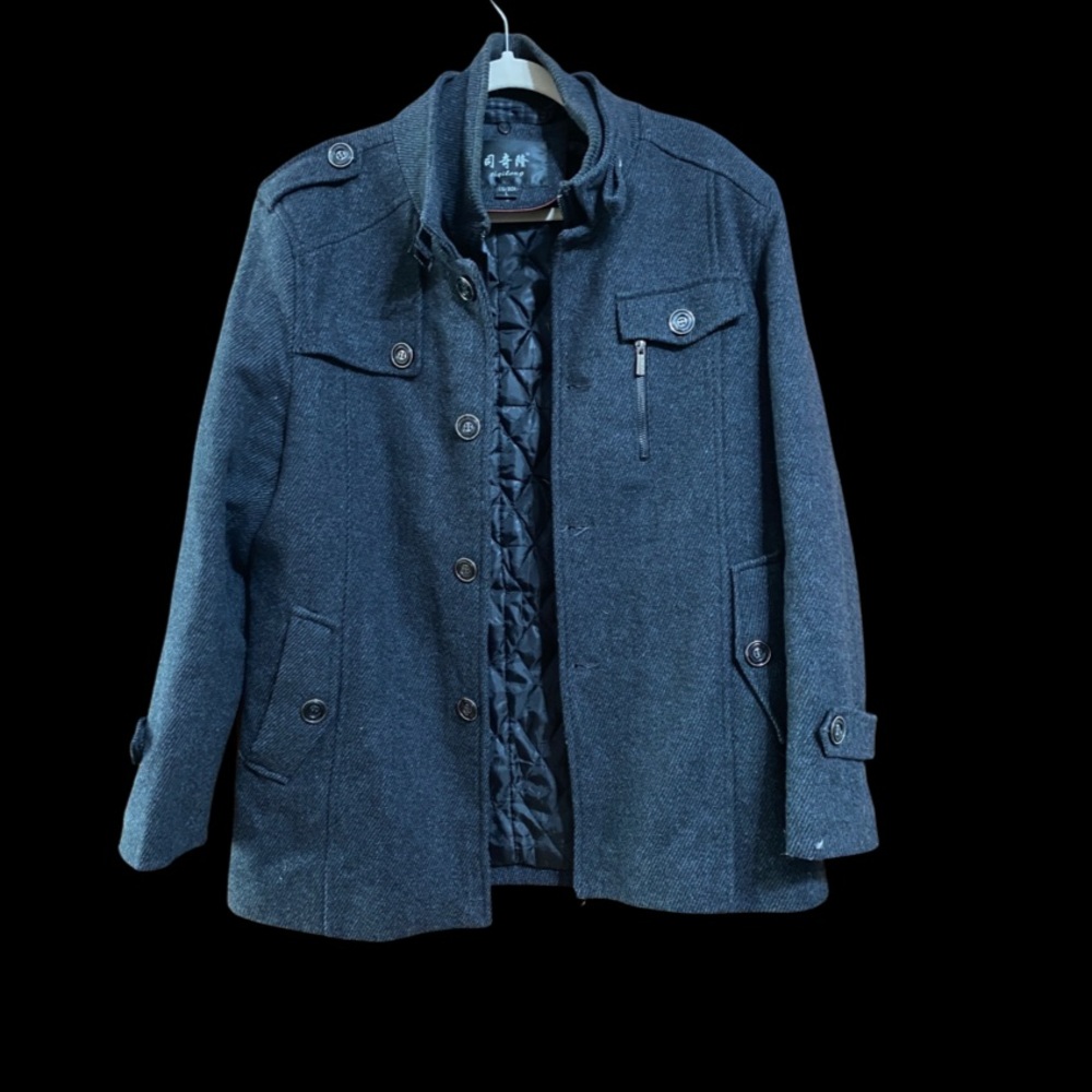 Grey mens coat